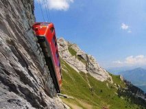 世界上最驚險的火車，瑞士皮拉圖斯山鐵路