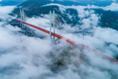 貴州十大名橋排行榜，北盤江大橋全長(zhǎng)1341.4米