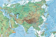 世界面積最大的大洲，亞洲面積達(dá)4457.9萬(wàn)平方公里